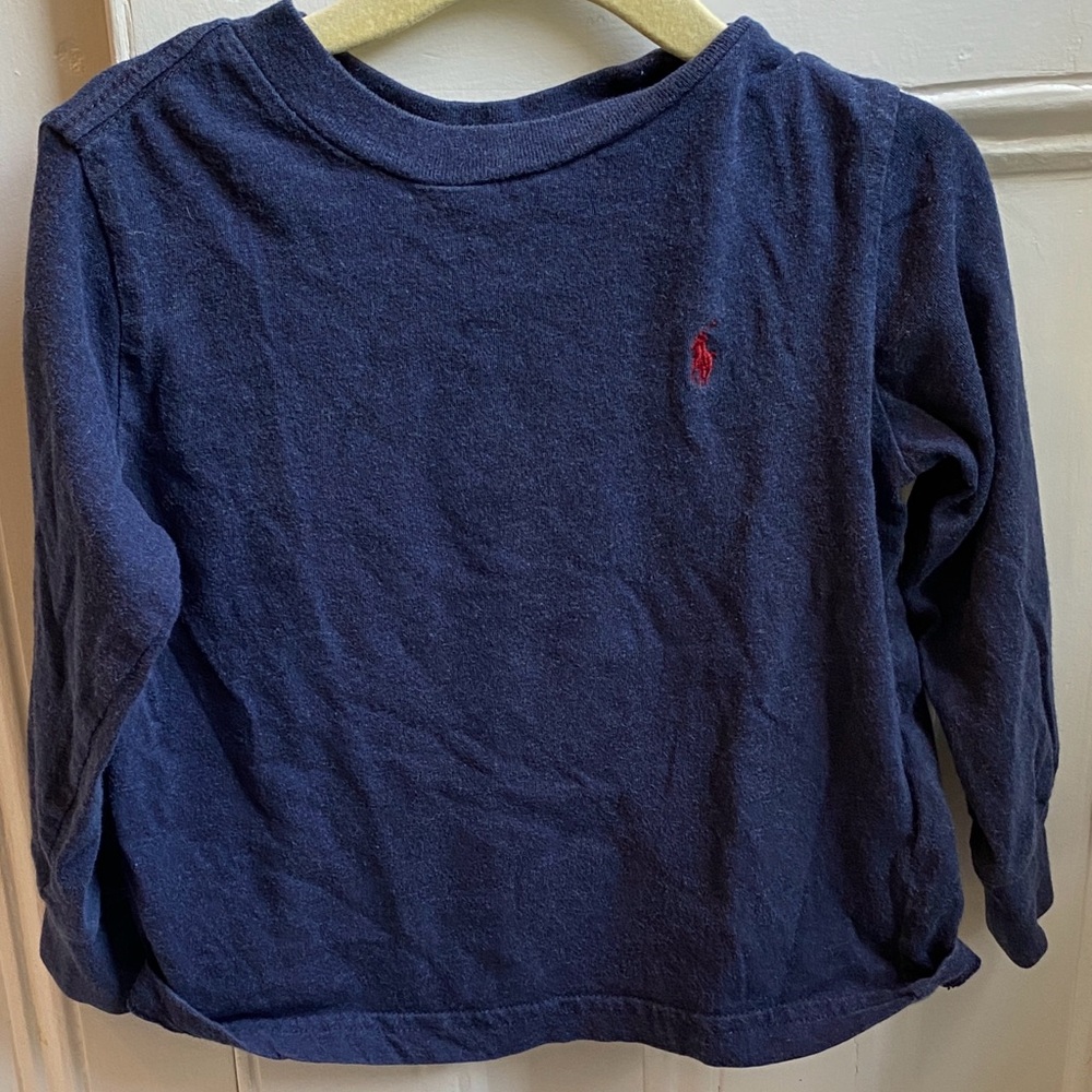 Polo Ralph Lauren Kids Blue Long Sleeve Tee